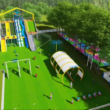 Kira Customized Children's Outdoor Climbing Net Amusement Facilities