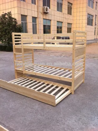 cheap wooden bunk beds for students' dormitory hostel