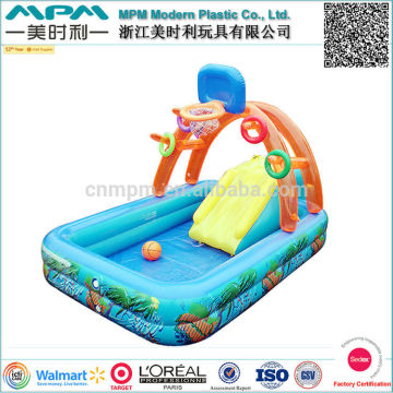 Customized inflatable basketball pool for fun