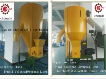Promotion price poultry feed mixer grinder machine before use pellet making machine