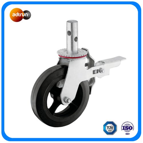 8 inch Caster Rubber Wheel voor steigers