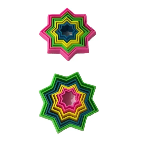 3D Color Deformation Stacking Decompression Educational Toys for Children