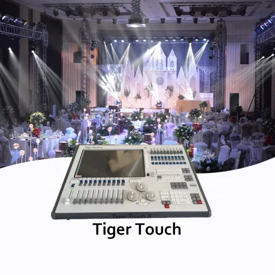 LED Stage Light Control: Tiger Touch DMX Remote DJ Controller & Lighting Console