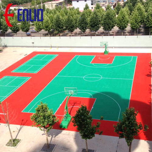 Backyard Court Systems용 연동 스포츠 타일