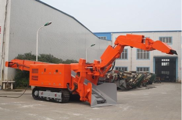 TMC-120 tunnel loaders rapid ballast loading machine for hydropwer tunnelling project