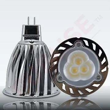 CREE XBD Popular LED MR16 6W 3x2 Max 500lm Chrome