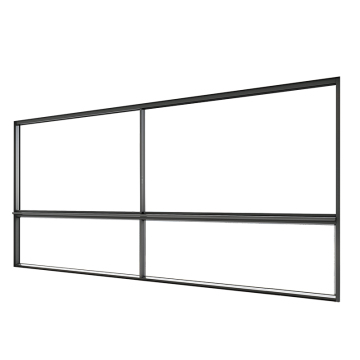 Minimalist Floating Aluminum Sliding Window