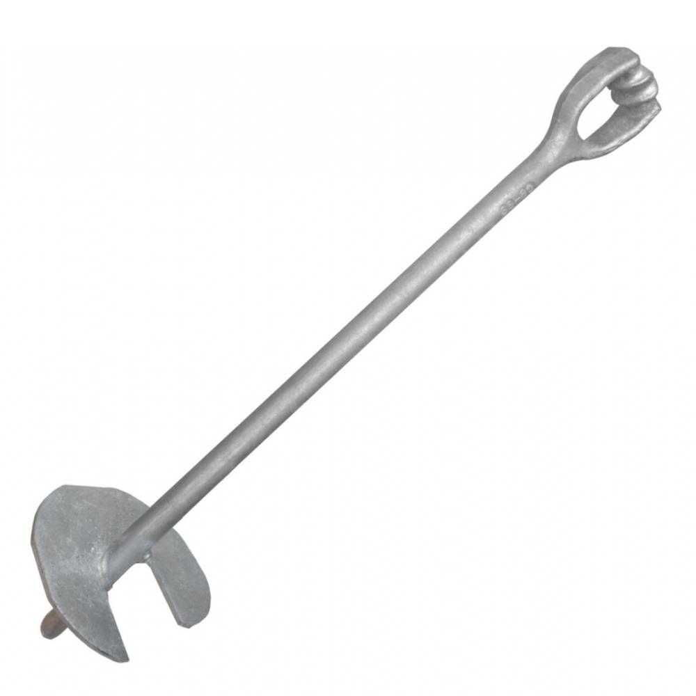 Galvanized No Wrench Anchor for power line hardware