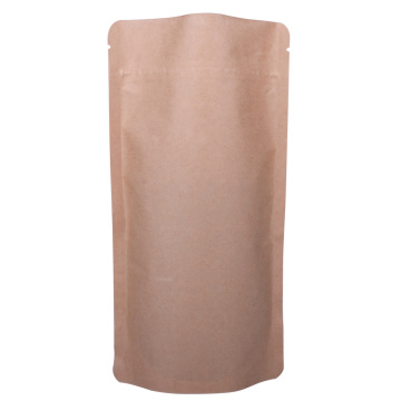 Normal materials nature kraft paper bag for food