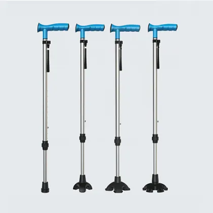 Walking Stick With Cane Tips Elder Forearm Crutches