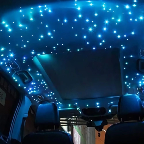 Kit de luz interior 10 en 1 para coche, kits de iluminación ambiental con  fibra óptica