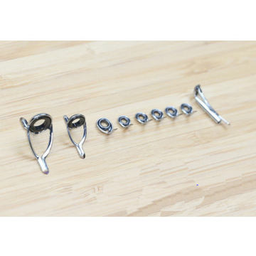 9pcs Kit Light Casting Rod Guide Set Stainless Steel DIY Custom Rod Building Accessory