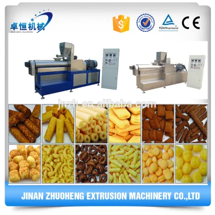corn flour snack food extruder machine