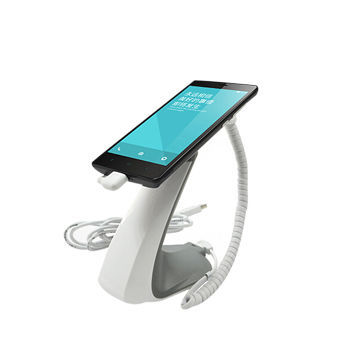New design anti-theft security retail mobile display stand with alarm and charging function