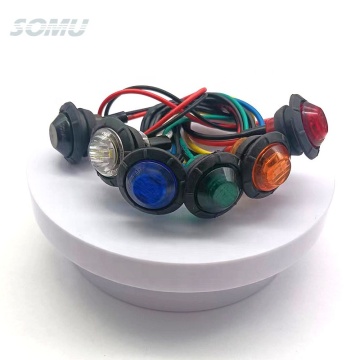 Mini marcatore a LED LED da 12 V LED LED LED - impermeabile per camion, autobus, barche, rimorchi