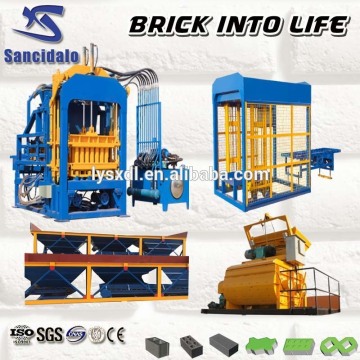 QT10-15 fly ash block manufacturing production line