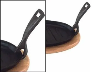 Cast iron pan grippers