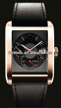 custom watches real leather strap quartz stainless steel watch water resistant stainless steel case back watch custom watches