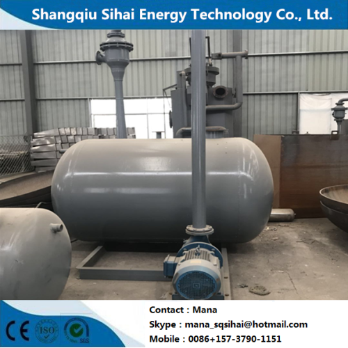 Waste motor oil extracting distillation plant