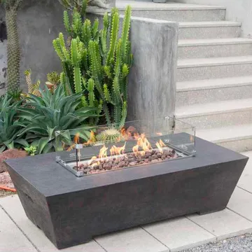 Modern Outdoor Garden Patio Fire Pit Coffee Table