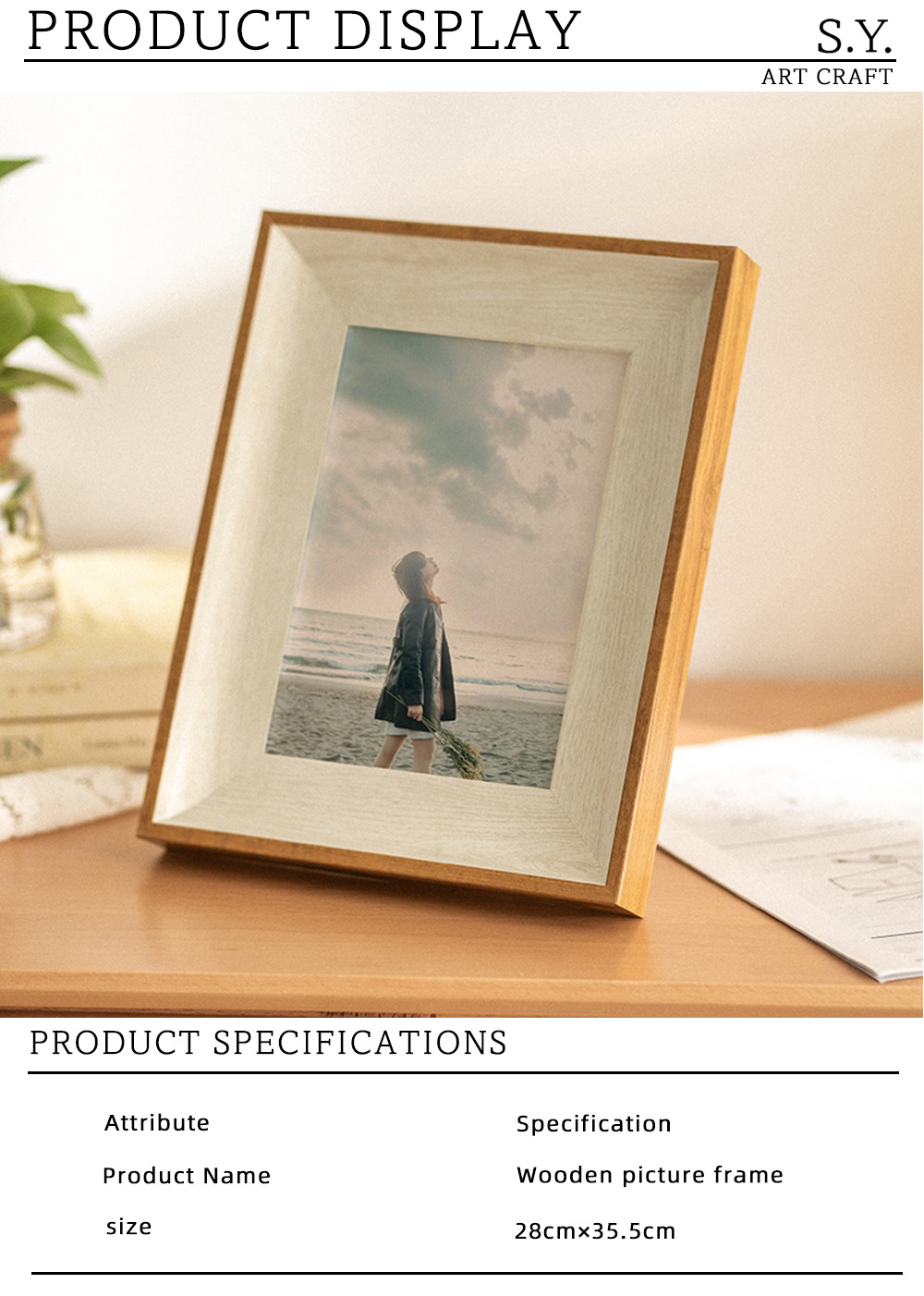Dual Tone Wooden Picture Frame X