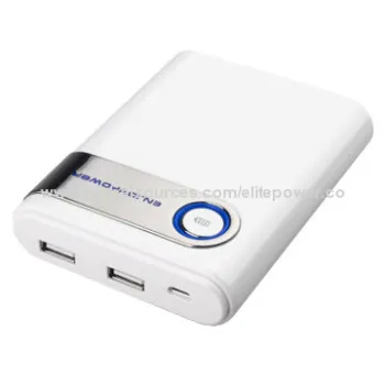 Charger for iPad 3, iPhone, HTC, Samsung and Nokia, 8,800mAh Dual Output Battery