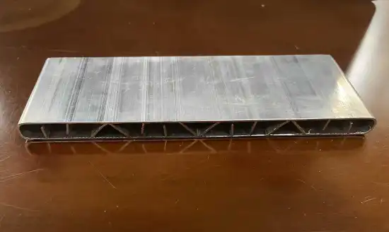 harmonica shape flat tube