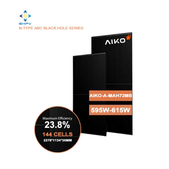Aiko Solar Panels: High-Power Single-Side N-Type Modules with ABC Black Frame