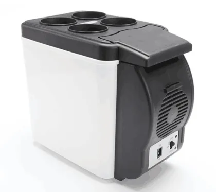 Portable 6L/7.5L Car Mini Refrigerator - Black