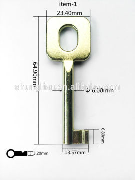 High Quality Zinc Door Key D-R-1