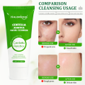 Leite de limpeza calmante Centella Asiatica para lavar o rosto