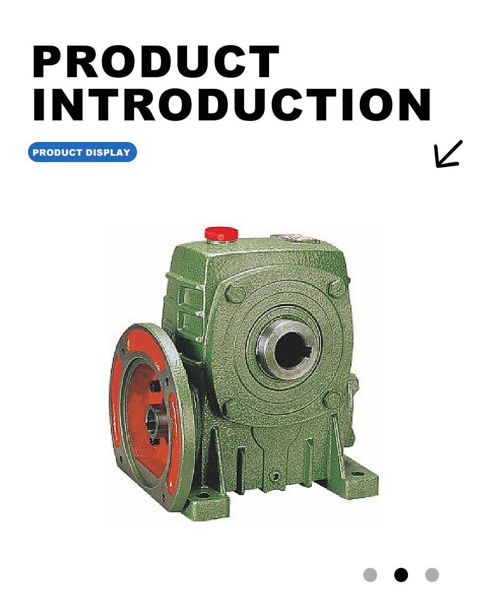 WPDKA Flange Mount Worm Reducer X