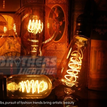 New Vintage Curved LED Filament ST64 Bulbs - 4W, 220V: A Nostalgic Addition to Your Lighting Collection