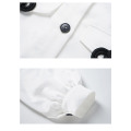 chemise blanche de style paresseux pour femmes