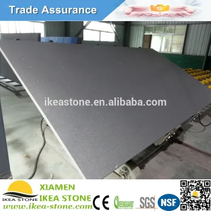 Crystal Quartz Stone Sparkle Grey Hanstone Slab