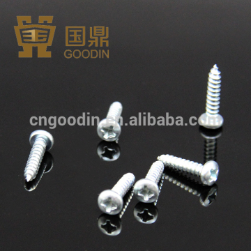 ROUND HEAD SELF TAPPING SCREW NICKLE PLATED
