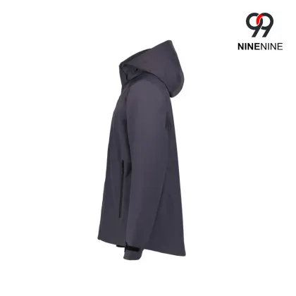 Men Storm Flap Hooded Waterproof Jacket