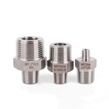 Raccordi del tubo: 304 acciaio inossidabile da 3/8 pollici NPT 1/2 Connettore maschile Swagelok per raccordi per strumenti e tubi