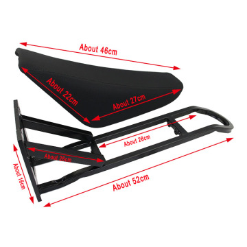 Stealth Bomber Bike Seat Soft Motorcycle Seat