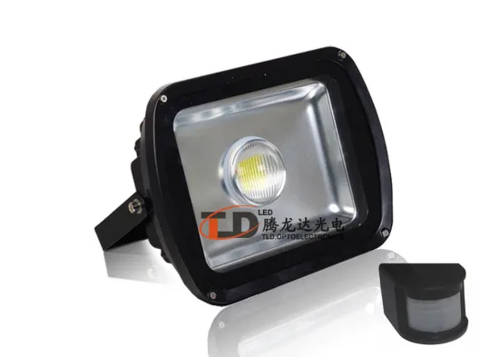 High Lumen Factory Sensor Led Flood Light 50 Watt , Multi-chip Cob 5000lm