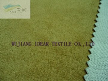 Suede Bonded With Knitted Fabric for Upholstery