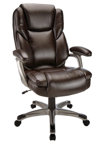 Classic Leather Executive Computer Manager Swivel stoel