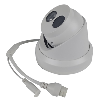 4MP AcuSense Fixed Turret Network Camera DS-2CD2343G2-IU with Built-in Microphone