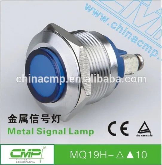 CMP metal stainless steel waterproof IP67 48 volt led indicator light