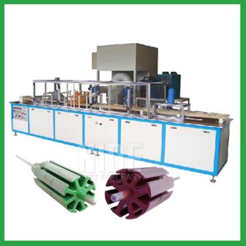 Armature powder coating machine