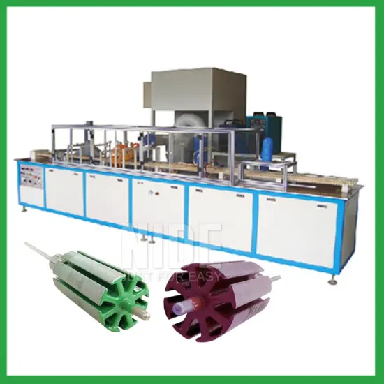 Armature powder coating machine