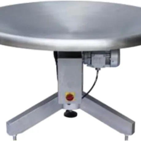 304 Stainless Steel Finish System Machine: Rotating Packing and Rotary Collecting Table