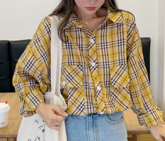 Yellow Check for Women