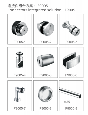 F9009 FENGZE Crescent Series Sistema completo de deslizamiento de 180º