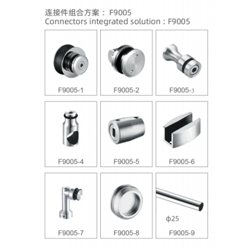 F9009 FENGZE Crescent Series Sistema completo de deslizamiento de 180º